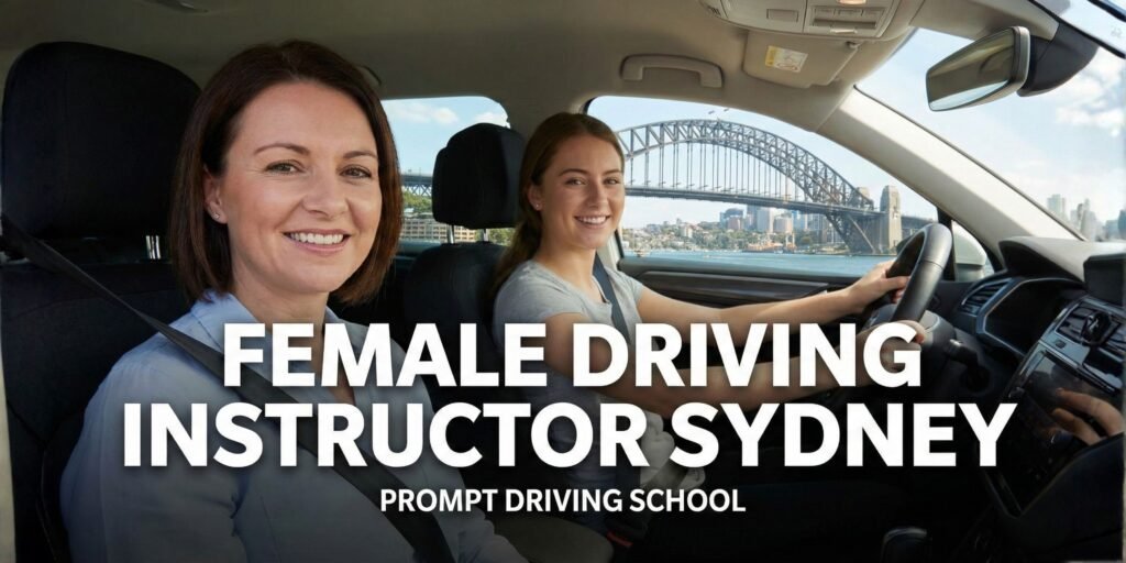 Female Driving Instructor in Sydney
